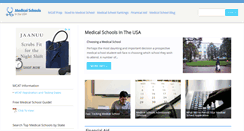 Desktop Screenshot of medicalschoolsinusa.com